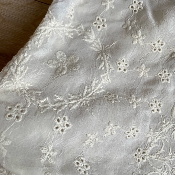 Johnny Was blouse shirt 100% Cupra Rayon eyelet lace embroidery detailing small - Picture 9 of 11